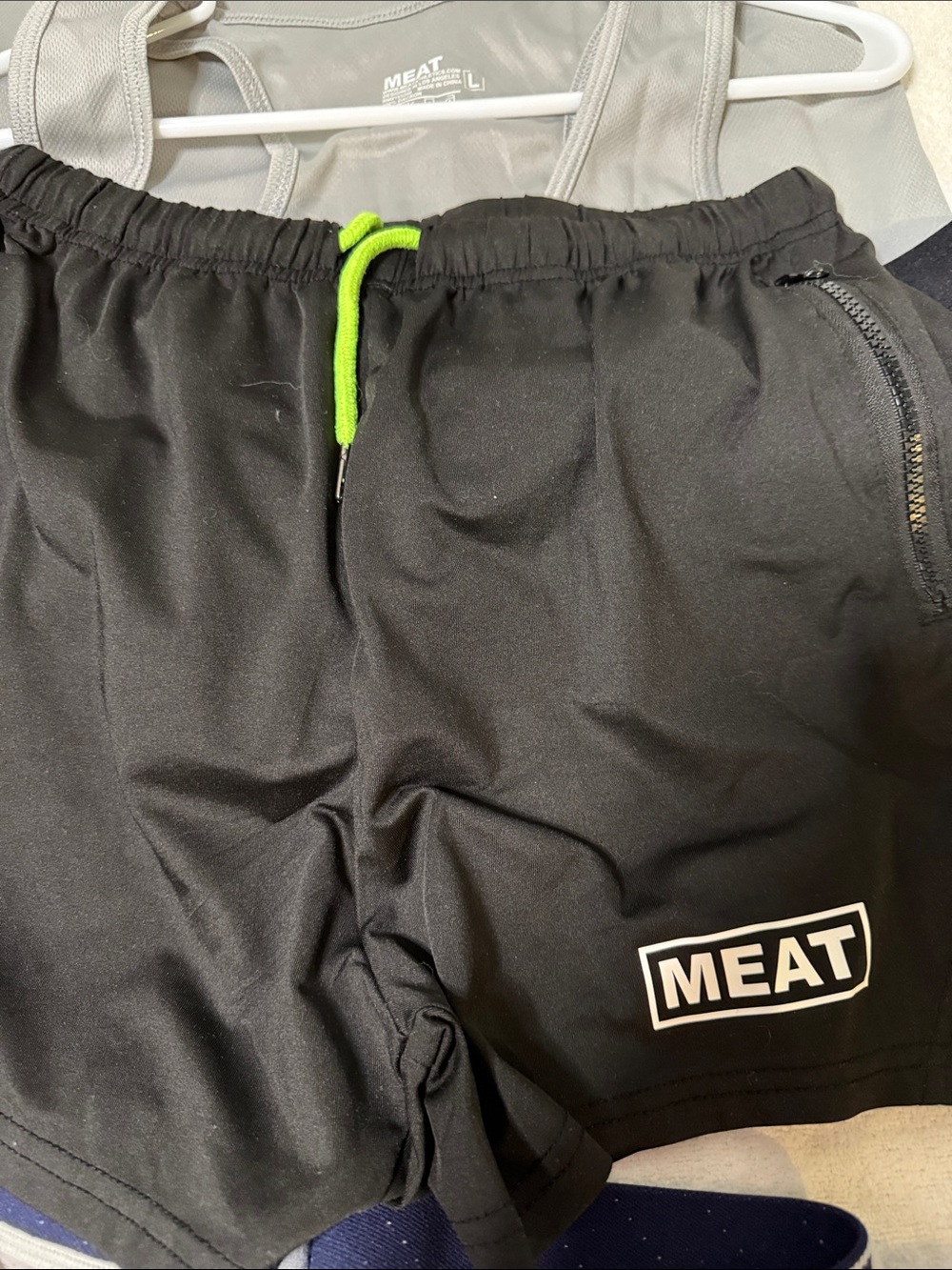 MEAT Athletic Tank & leggings Set in Gray, Navy, Black. Sells as a bundle - Picture 7 of 7